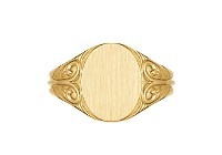 Signet Rings -  Die Struck, 8143B